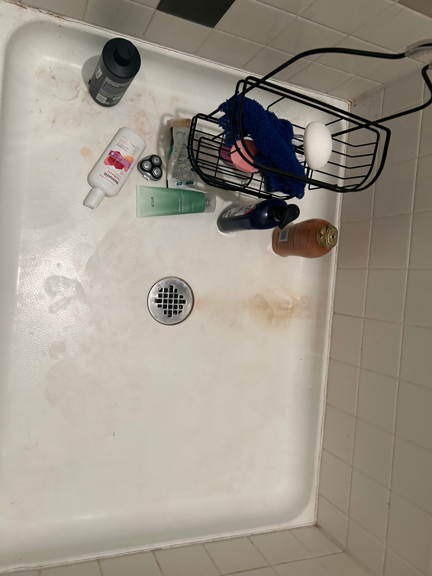 Before Shower and tile refresh